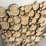 Панно из можжевельника 3д для бани и сауны