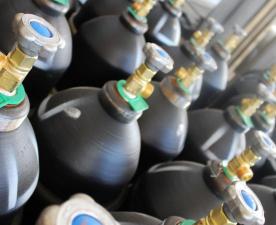 Газовые баллоны 40-150 (кислород, аргон, азот, углекислота)