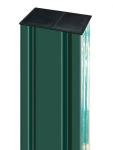Столб 90х55х1,6х4000 RAL 6005 6 резьбовых втулок (2,03+1,03)