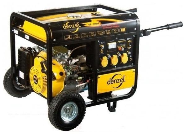 Бензогенератор Denzel DB 6000 E 5, 0 кВт ном. мощн. купить в ...