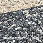 Галька мраморная микс серый Саяны 10-20 мм (20 кг)