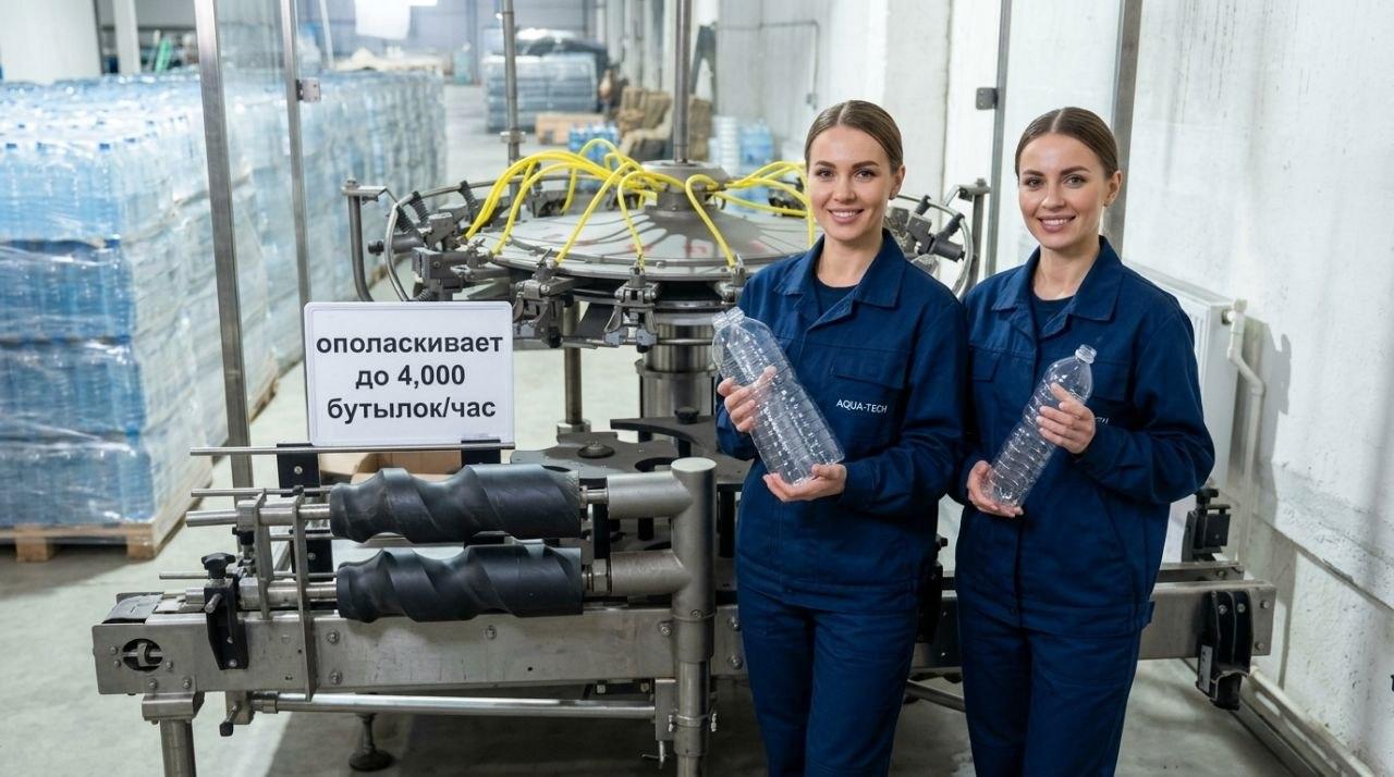 ✅Автоматический ополаскиватель бутылок ЛПМ, Ставропольский край ✅