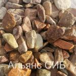 Галька златолит желтый галтованный фр. 10-20 мм
