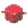 Понтон пластиковый SF II 500x500x400, красный