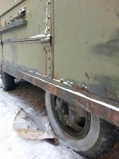 Кунг военный на колёсах