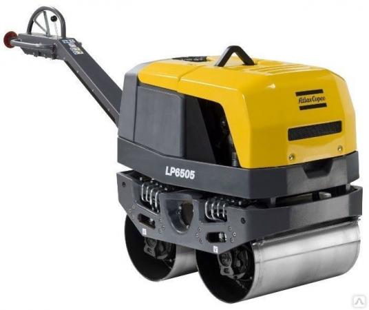 Каток ручной двухвальцовый Atlas Copco LP 6505 E (стартер, Hatz 1D42S ...