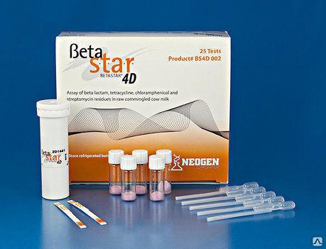 Beta Star 4D (25 тестов), тест на антибиотики в молоке купить по цене ...