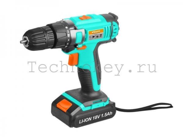 CD3218L Дрель акк. Sturm! 18В, Li-Ion, 2 скор. , 2 акк. , 2, 0 Ач ...