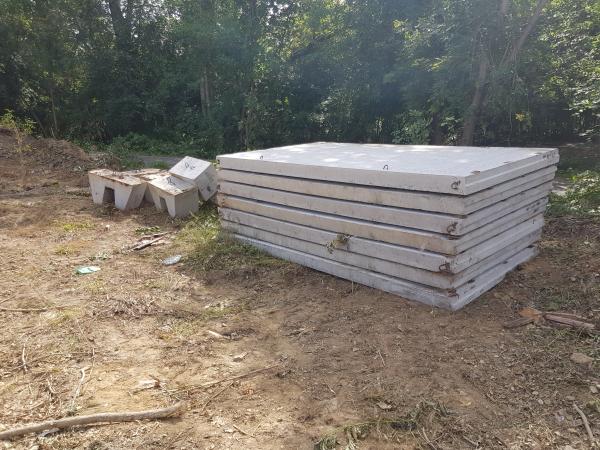 Железобетонный забор Б/У (4х2. 2м. ) купить по цене 900 ₽ в ...