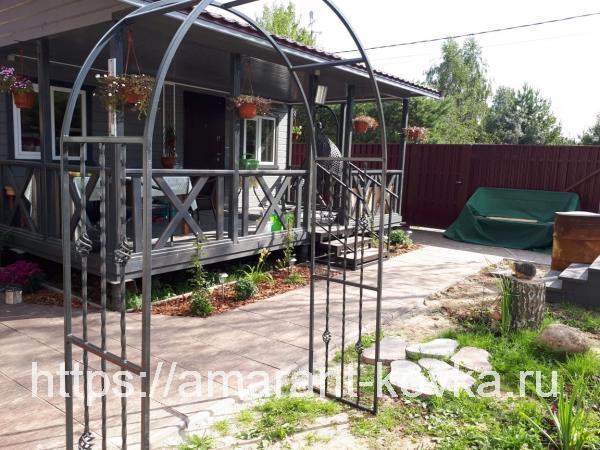 Кованая декоративная садовая арка купить в Москве по цене 6900 ₽ - ООО ...