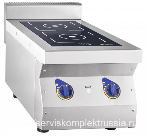 Плита индукционная 2-х конфорочная КИП-27Н. , настольная, 400х750х475 ...