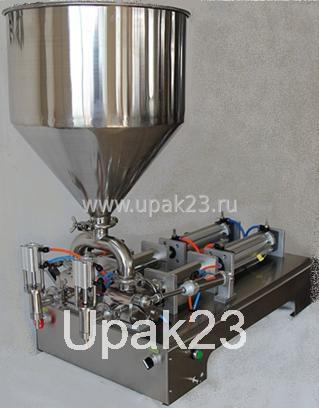 Поршневой дозатор бункерный (разливочная машина) PPF-1000/2 сопла, доставка из Краснодара