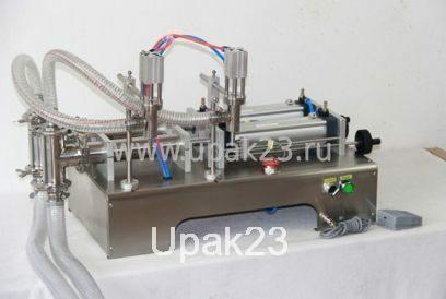 Дозатор жидкости поршневой со шлангом LPF-100 (2 сопла/2 поршня), доставка из Краснодара