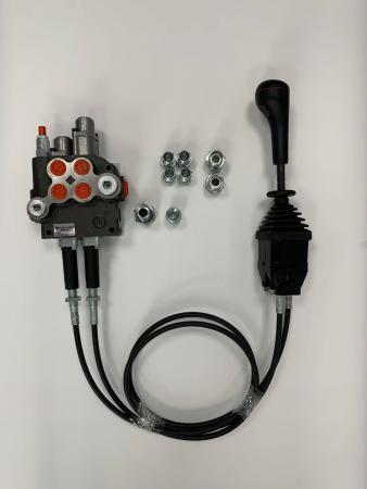 джойстик с тросами на гидрораспределитель. комплект для установки джойстика на челюстной кун на мтз 82/80. гидрораспределитель р-40 2хсекционный с джостиковым управлением. джойстик на кун. трос джойстика мтз 82.