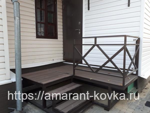Перила крест накрест
