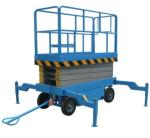 Подъемник ножничный 500кг/12/14м передвижной, платформа 2550х1500мм, 380 В, TOR SJY-0,5-12 AC от сети с выдвижной платф