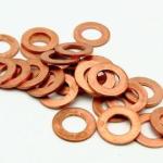 Шайба медная 10х15х1