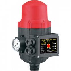 Блок управления насосом (реле давления) с манометром 1. 5- 3. 0 бар ...