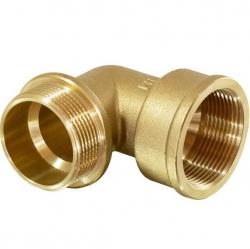 Уголок латунный TIM 3/4" х 1", резьба наруж. /внутр. , LFM043 купить в Москве по цене 227,84 ₽ - TIM Инженерная сантехника