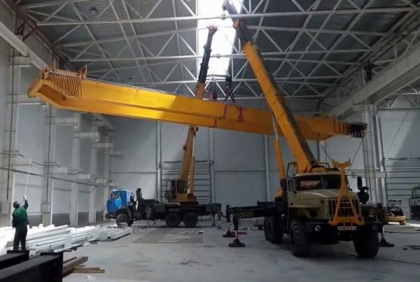 Монтаж, демонтаж козловых, мостовых кранов, кран балок подвесных ...