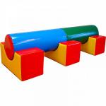 Мягкий игровой набор с двумя бревнами