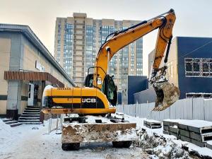 JCB JS 160W б/у габаритный экскаватор гусеничный 16 т