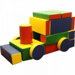 Мягкий конструктор "Паровозик" 20 фигур