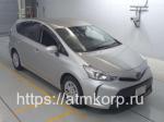 Минивэн 7 мест гибрид Toyota Prius Alpha кузов ZVW40W модификация G гв 2018 пробег 18 т.км серебристый
