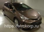 Минивэн гибрид Toyota Prius Alpha кузов ZVW40W модификация S гв 2016 пробег 184 т.км коричневый