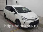 Минивэн гибрид Toyota Prius Alpha кузов ZVW41W модификация G гв 2017 пробег 120 т.км белый