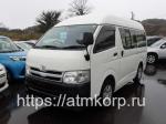 Грузопассажирский микроавтобус категория B Toyota Hiace Van кузов TRH200K модификация DX салон 3 - 6 мест грузопод 1.25 тн гв 2013 пробег 101 т.км белый