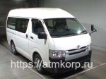 Грузопассажирский микроавтобус категория B Toyota Hiace Van кузов TRH200K модификация DX салон 3 - 6 мест грузопод 1 тн гв 2014 пробег 57 т.км белый