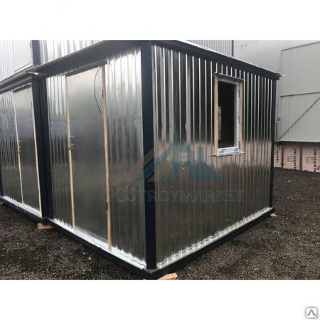 Блок контейнер хозблок БК-01 4м утепление ЗИМНЕЕ. купить по цене 94500 ...