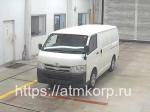 Авторефрижератор микроавтобус категории B Toyota Hiace Van кузов KDH201V модификация Refrigerator гв 2013 салон 3 места грузопод 1 тн двухсторонняя разгрузка пробег 148 т.км белый