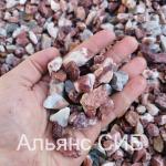 Крошка мраморная цветная микс 10-20 мм в мешках