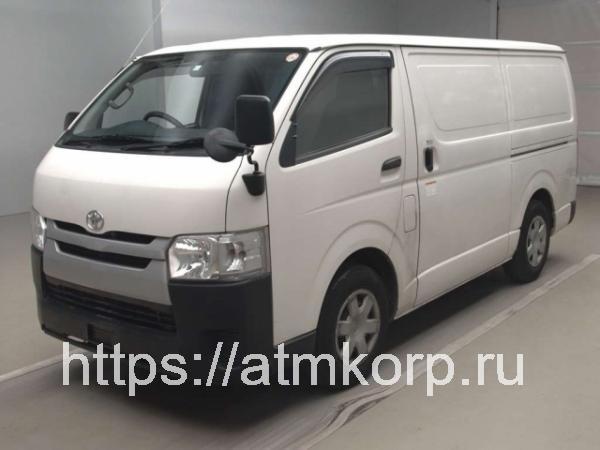 Авторефрижератор микроавтобус категории B Toyota Hiace Van кузов KDH201V модификация DX гв 2015 салон 3 места грузопод 1.25 тн рефка 2 режима от -3 до -35 пробег 149 т.км белый
