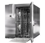 Камера шоковой заморозки ШОКК-202 (в комплекте 2 тележки на 20 х GN 2/1 или 20 х EN 2/1, t (от +90 до -40°С), полезный объем 4,28 м3, охлаждение 300 кг/90 мин, заморозка 300 кг/240 мин, 3465х1800х2267 мм)