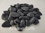 Галька мраморная черная фр. 20-40 мм