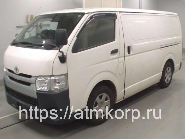 Авторефрижератор микроавтобус категории B Toyota Hiace Van кузов KDH201V модификация Chilling Refrigerator гв 2015 салон 3 места грузопод 1.25 тн пробег 131 т.км белый