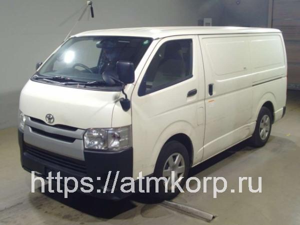 Авторефрижератор микроавтобус категории B Toyota Hiace Van кузов KDH201V модификация DX Chilling Refrigerator гв 2016 салон 3 места грузопод 1.15 тн рефка 2 режима от -22 до +35 пробег 186 т.км белый