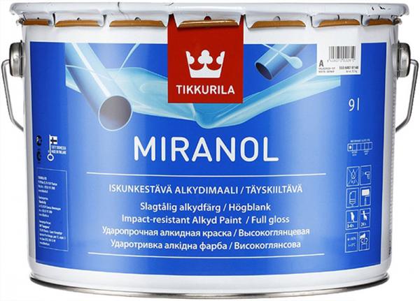 ТИККУРИЛА Миранол база A белая эмаль алкидная (9л) / TIKKURILA Miranol ...
