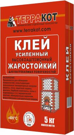 ТЕРРАКОТ клей огнеупорный для нагреваемых поверхностей (5кг) / TERRAKOT ...