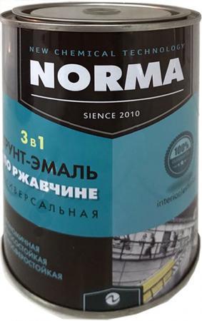 NORMA краска по ржавчине красная матовая (1кг) / НОВОКОЛОР Норма грунт ...