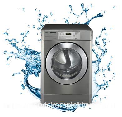 Коммерческая стиральная машина марки "LG" FH069FD2MS (stack) 10. 5 кг ...