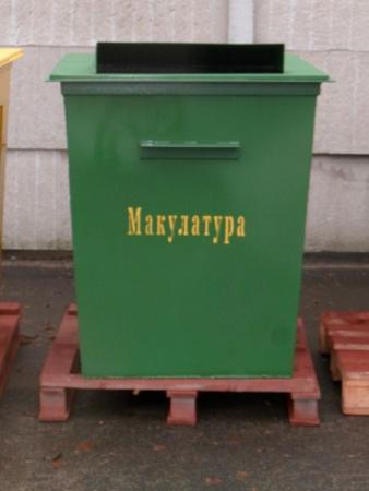 Контейнер металлический 0, 75 м3 для раздельного сбора мусора - для ...