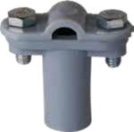 44000 Держатель фасадный пластиковый скручиваемый