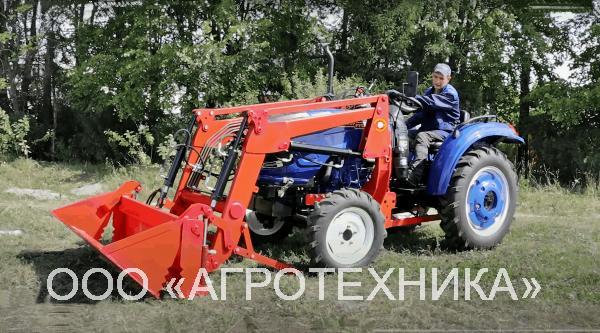 Быстросъемный фронтальный погрузчик с челюстным ковшом купить по цене ...