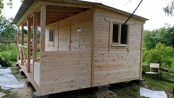Бытовка утепленная 3*6 метров имитация бруса+вагонка купить по цене ...