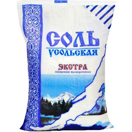 Соль УСОЛЬСКАЯ Экстра 1 кг купить по цене 24 ₽ в Хабаровске на ...
