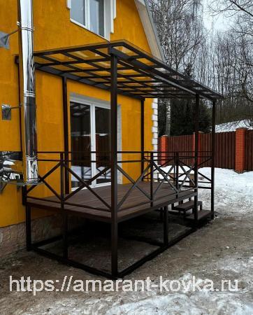 Приставная терраса к дому купить по цене 14000 ₽ в Москве на PromPortal ...